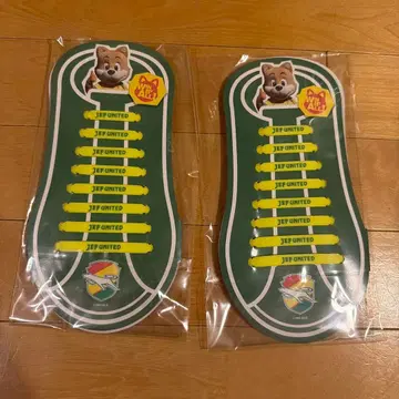 JEF UNITED 실리콘 슈레이스 2개 세트