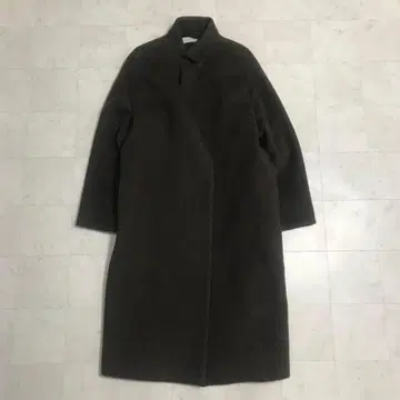 Plage MANTECO 스탠드 칼라 코트 헤링본