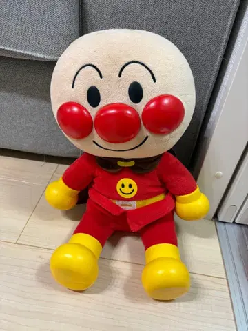 말하는 호빵맨 봉제 인형 망토 포함