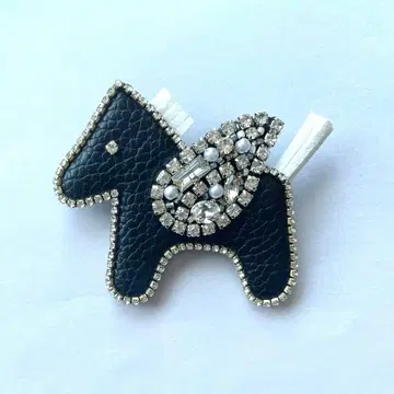 페가수스 말 비즈 자수 브로치 브로치 백참 포니 로데오