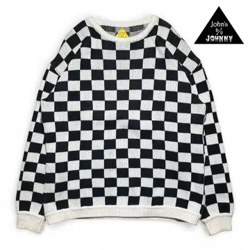 존스 바이 조니 체커 니트 John's by JOHNNY