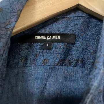 새상품급 COMME CA MEN 꼼사맨 긴팔 셔츠 꽃무늬