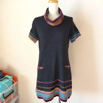 Jennifer Leonardi 컬러풀 니트 40 y2k 그런지