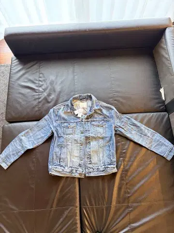 아메리칸 이글 LINE FRIENDS 데님 자켓 라이트 블루