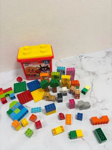 호빵맨 첫 블록 L 덤 블록 포함 어린이 완구