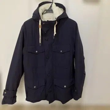 네이비 마운틴 파카 보아 라이닝