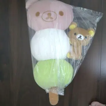 리락쿠마 찻집 3색 경단 봉제 인형 XL 코리락쿠마