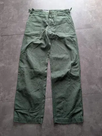 USA제 Engineered Garments 베이커 팬츠 S 밀리터리