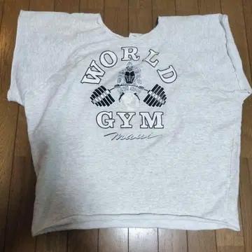 WORLD GYM 마우이 러그탑 티셔츠 ONE SIZE