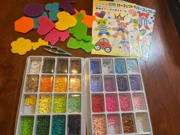 펄러비즈 세트 다색 디자인 시트 포함