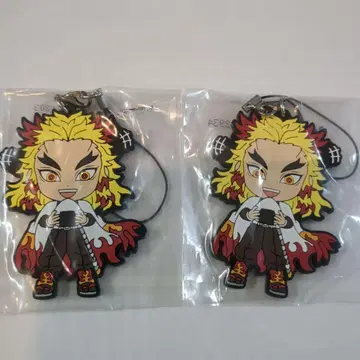 렌고쿠 쿄쥬로 러버 키링 2개 세트