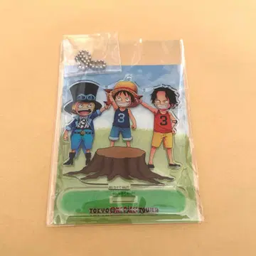 도쿄 원피스 타워 삼형제 아크릴 스탠드 참 루피 사보 에이스