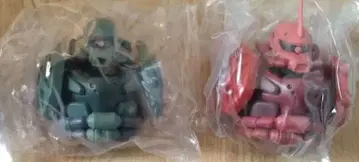 미개봉 [ 제일복권 지크 액스 D상 모빌슈트 헤드 마그넷 자쿠 세트 ]