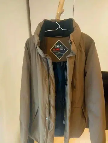 FLAME TECH 브라운 몬스터 파카 마운틴 파카