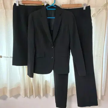 블랙 스트라이프 패턴 취업 정장 3세트