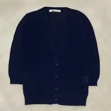 Amber 얇은 소재 가디건 네이비 M 사이즈