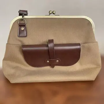 교토 기온 pocchiri 가마구치 숄더 여성용 가방 캔버스