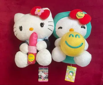 지역 한정 키티 헬로키티 쿄린도 봉제 인형 2개