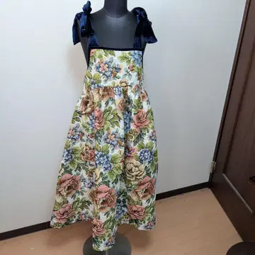 아사기니뇨.POPPY 고블랑 리본 원피스.