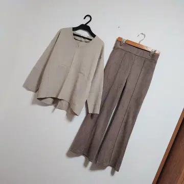 묶음 판매*코디 판매*깔끔*원톤*V넥*모카*엄마 코디*업무복