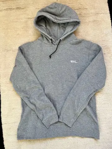 [ MHL. / 마가렛호웰 ] 무지 후드티 그레이 L