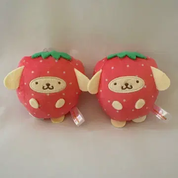 산리오 캐릭터즈 키구루미 마스코트 폼폼푸딩 2체 세트