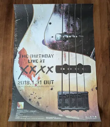 The Birthday 치바 유스케 [ LIVE AT B2 포스터
