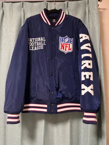 AVIREX NFL 바시티 자켓 L 네이비