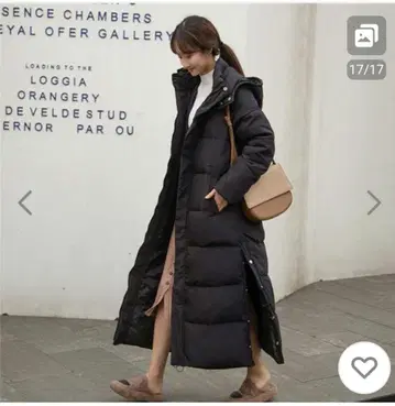 후드 부착 롱 코트