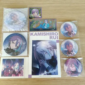 카미시로 루이 8종 세트 캔뱃지, 캔 거울, 엽서, 기타