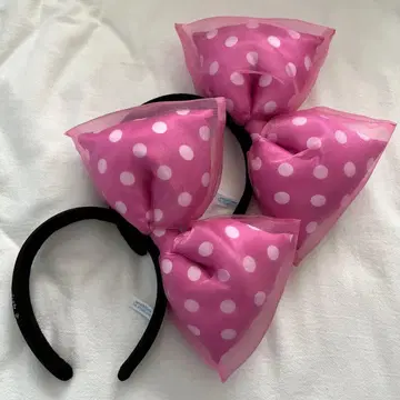 미니 리본 머리띠 디즈니