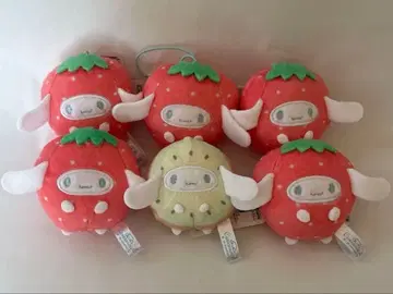 산리오 캐릭터즈 키구루미 마스코트 시나모롤 6개 세트