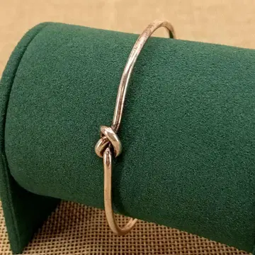 빈티지 실버 뱅글 앤티크 레트로 심플