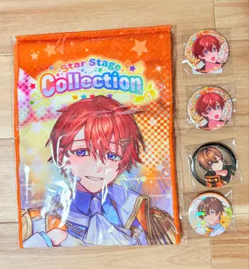 캔뱃지 4개와 타월 세트