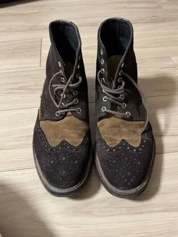 바니스뉴욕 부츠 브라운 스웨이드