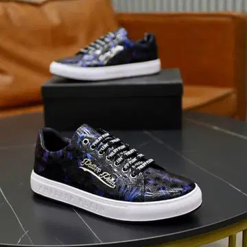 Philippe Plein 레오파드 스니커즈