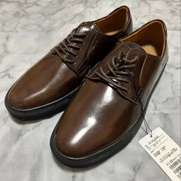 미사용품 꼼사커뮨 플레인토 스니커즈 Y 브라운 25.0cm