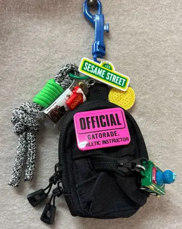 주렁주렁 키링 미니 백팩 파우치 파라코드