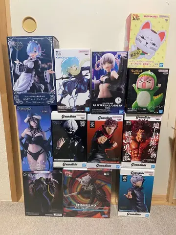 애니메이션 캐릭터 피규어 세트