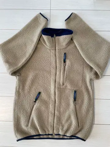 베이지 플리스 자켓 M 사이즈