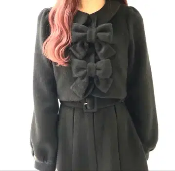 bubbles 울 리본 셋업 블랙