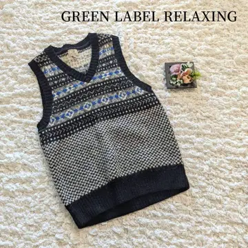 새상품급 [ green label relaxing ] 영국산 니트 베스트