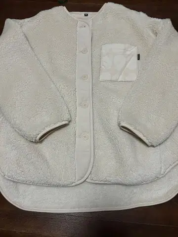 UNIQLO 마리메꼬 보아 플리스 자켓 3XL 크림색