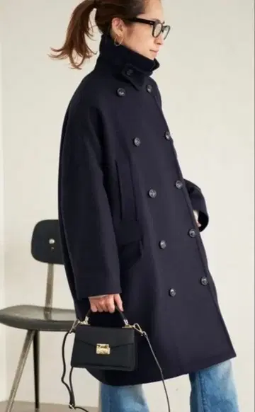 프레임워크 네이비 피코트 사이즈 38