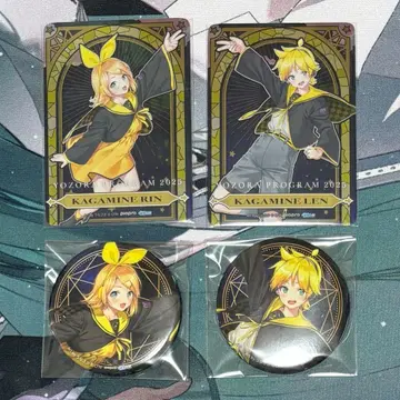 미사용 새상품 밤하늘 프로그램 불꽃놀이 카가미네 린 카가미네 렌 세트
