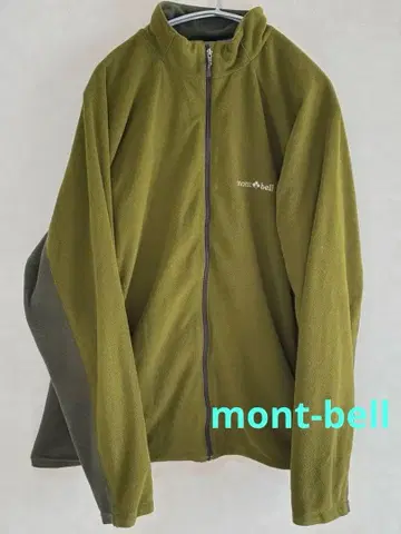mont-bell 플리스 자켓 올리브 그린
