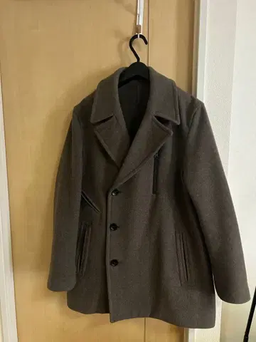 아바하우스 WATER PROOF 소프트 멜톤 P 코트 L 그레이지