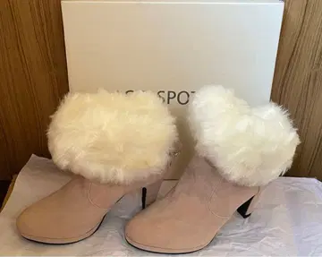 로디스포토 퍼 부츠 베이지 M