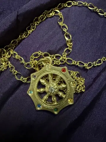 법륜 차크라 윤회 명상법 비전 목걸이 불교 용품 부적