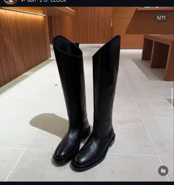 질 샌더 비대칭 라운드토 부츠